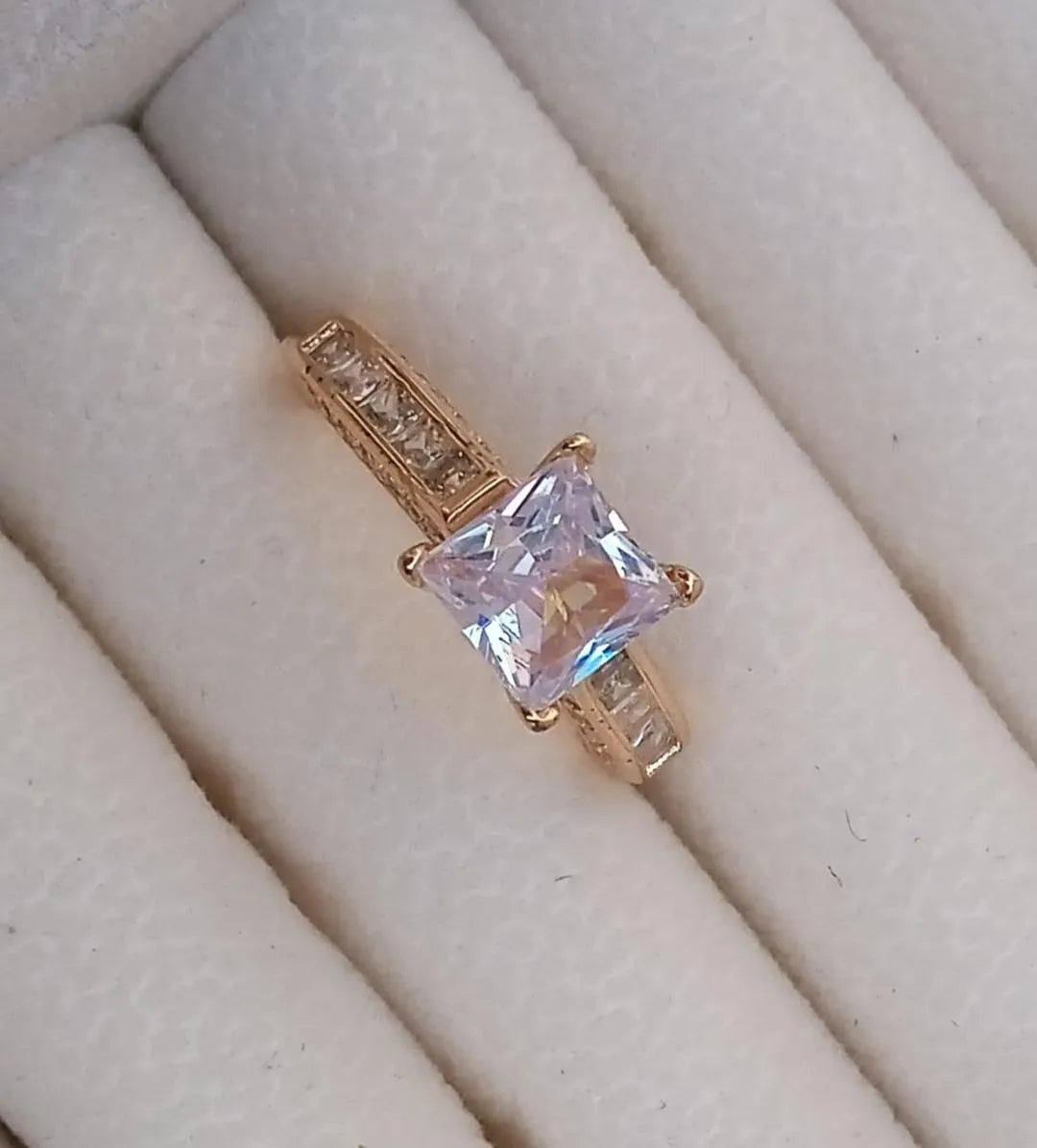 Vintage Gold Plated Design Adjustable Ring